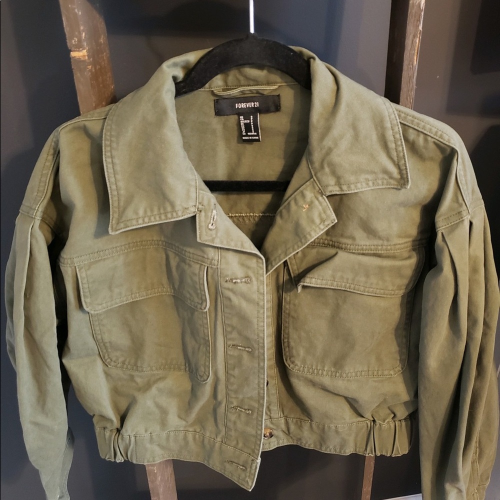 Olive green jacket